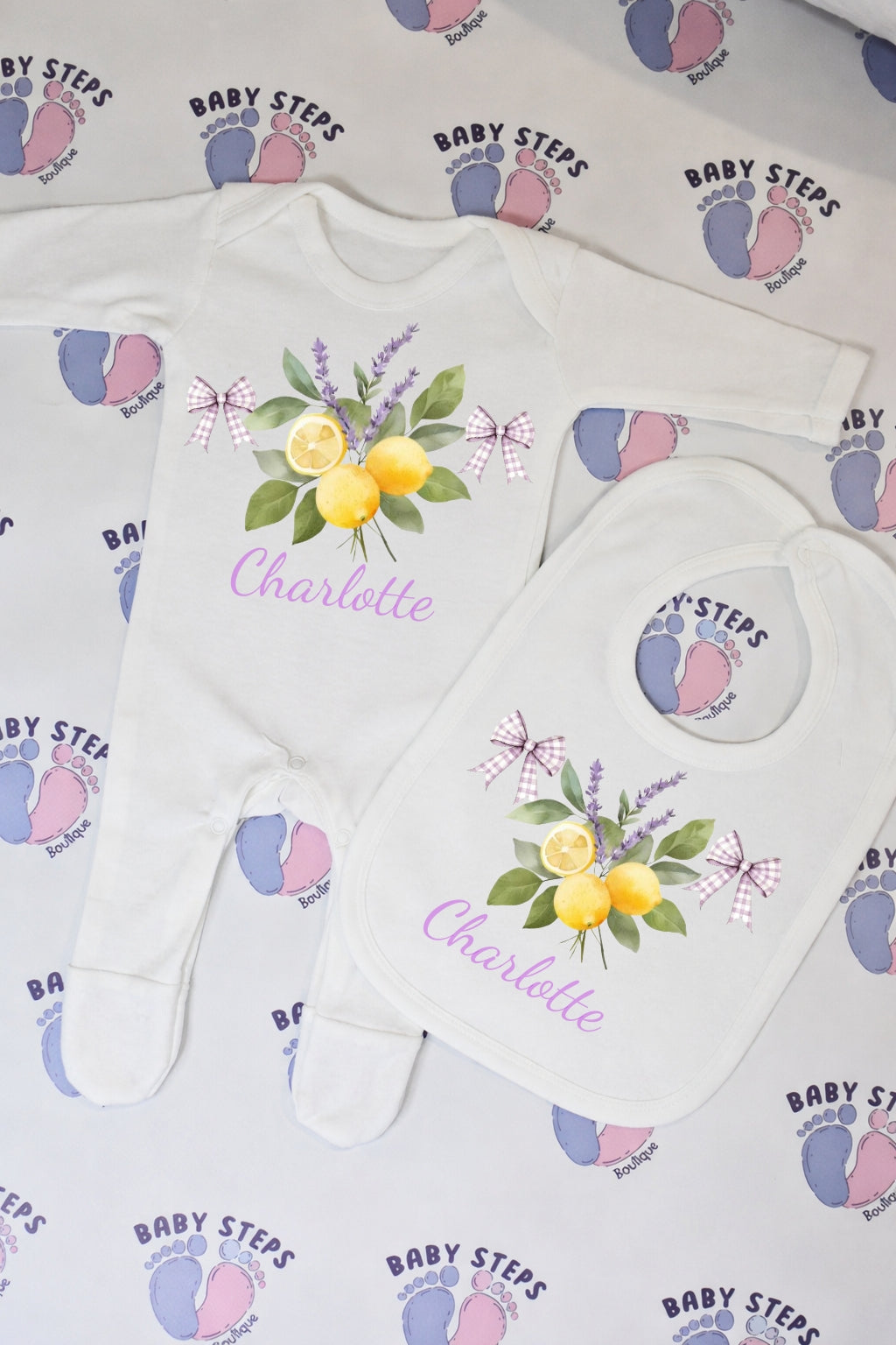 Personalised Babygrow & Bib