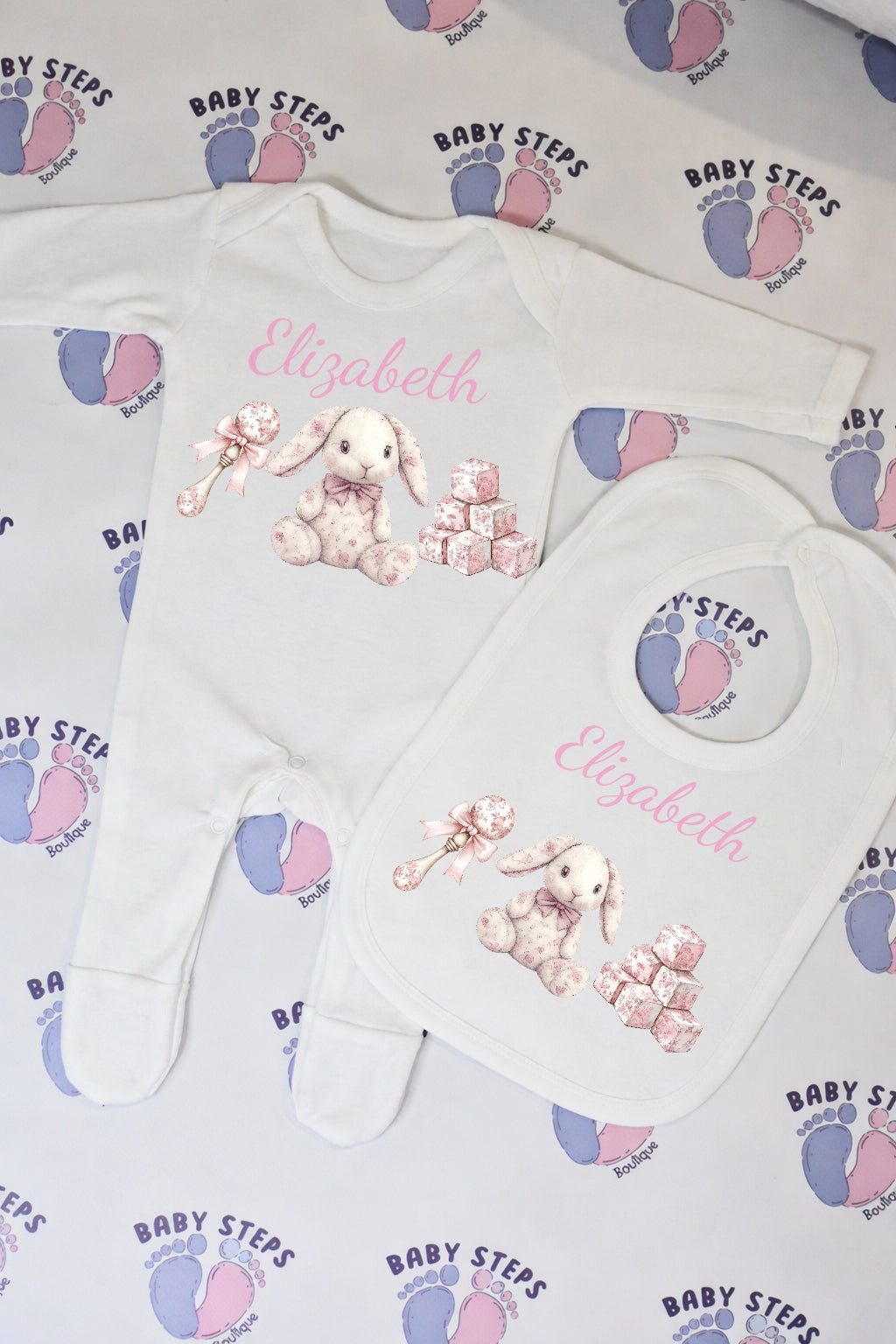 Personalised Babygrow & Bib