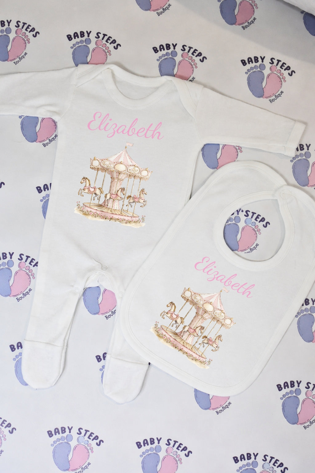 Personalised Babygrow & Bib