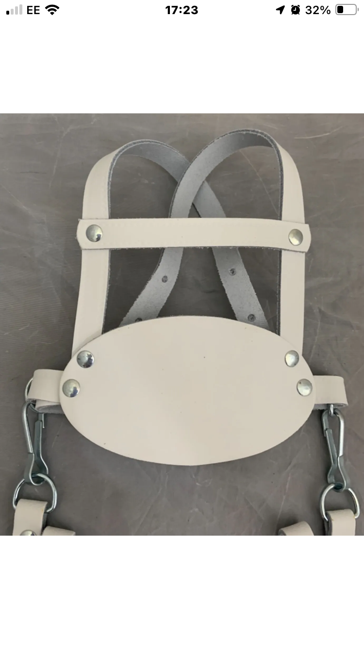 Children's Traditional Genuine Leather Safety Harness Walking Reins Baby Toddler