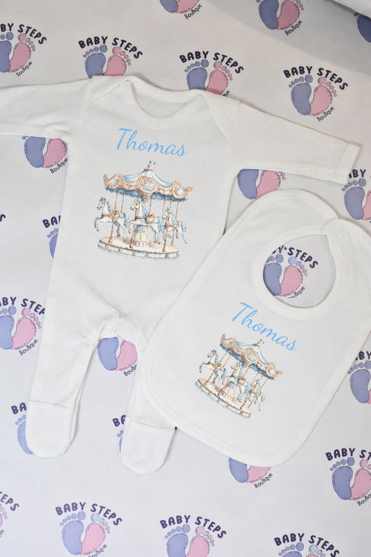 Personalised Babygrow & Bib