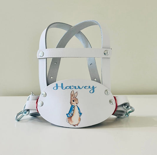 Children's Traditional Genuine Leather Safety Harness Walking Reins Baby Toddler