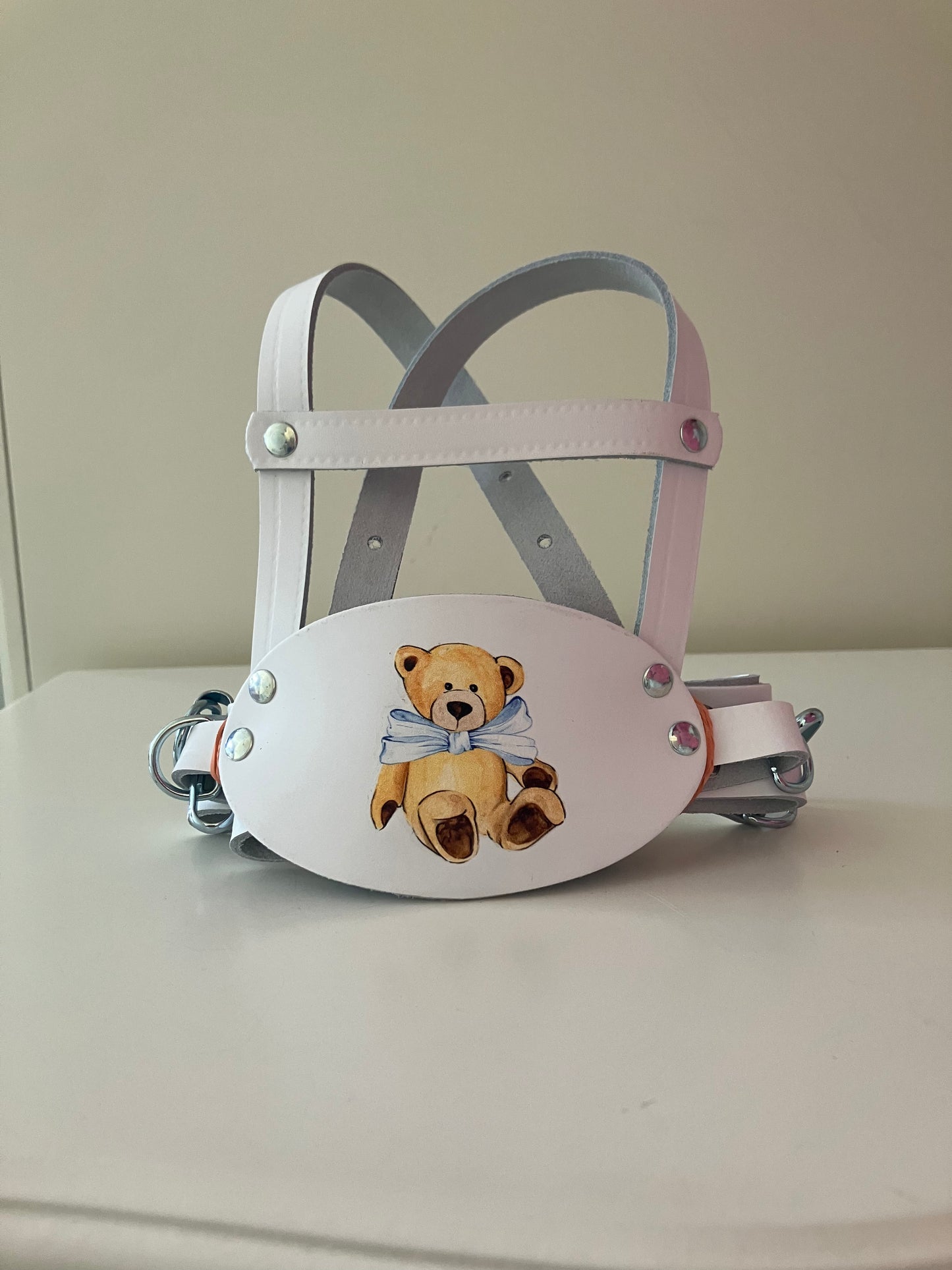 Children's Traditional Genuine Leather Safety Harness Walking Reins Baby Toddler