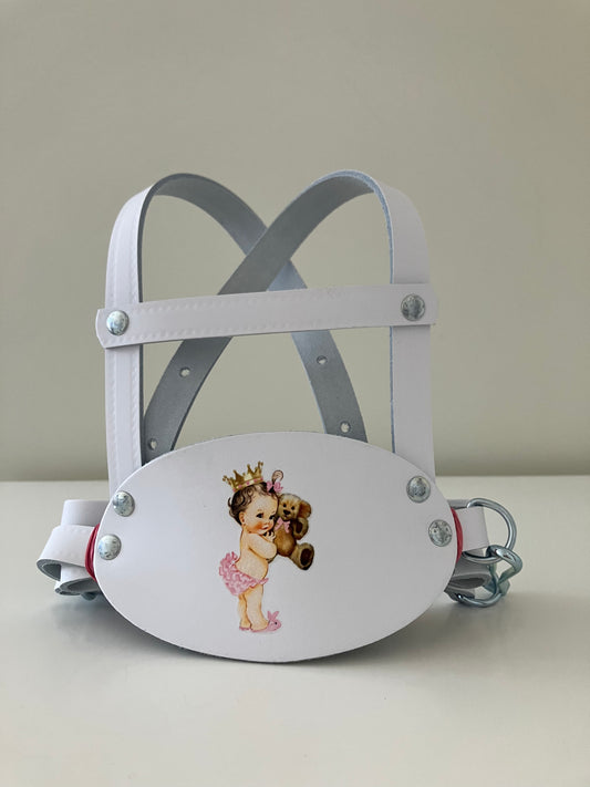 Children's Traditional Genuine Leather Safety Harness Walking Reins Baby Toddler