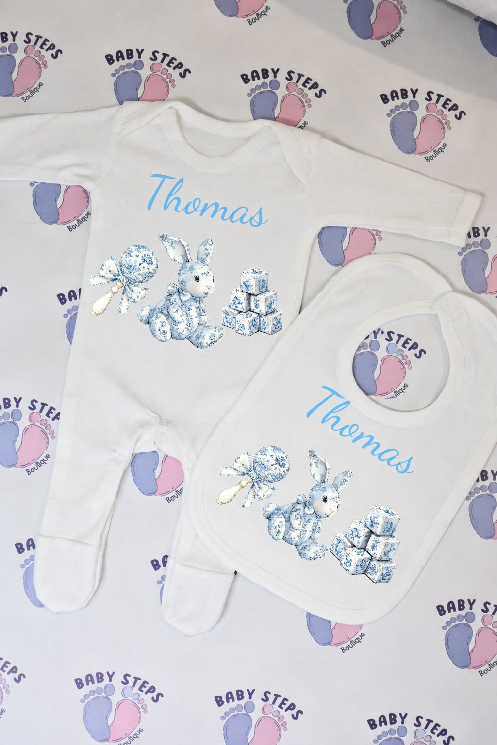 Personalised Babygrow & Bib
