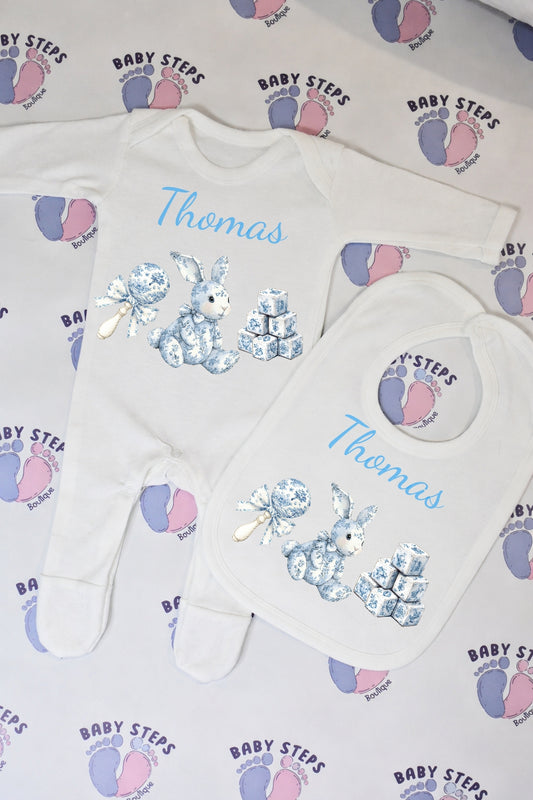 Personalised Babygrow & Bib