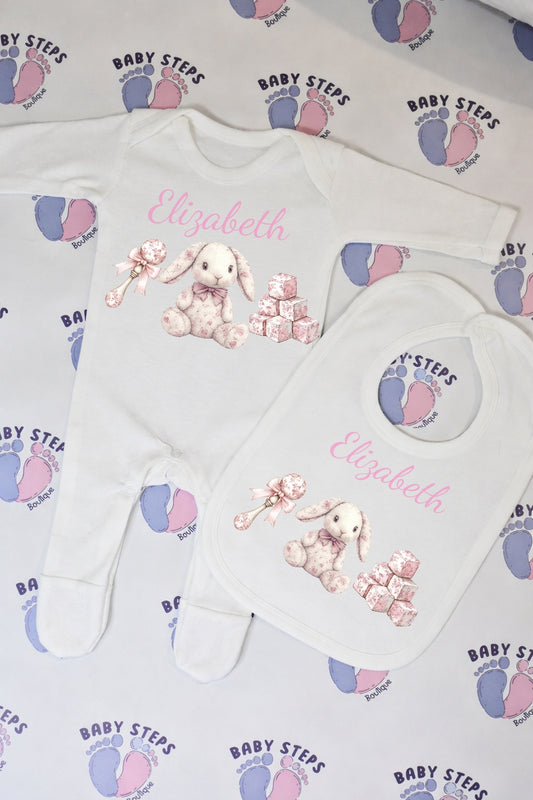 Personalised Babygrow & Bib