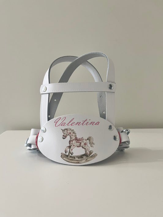 Children's Traditional Genuine Leather Safety Harness Walking Reins Baby Toddler
