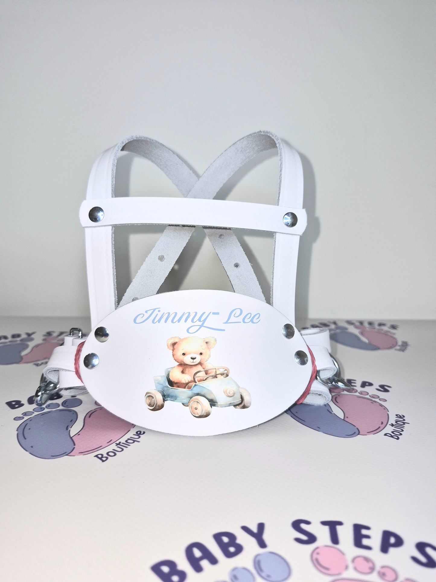 Children's Traditional Genuine Leather Safety Harness Walking Reins Baby Toddler