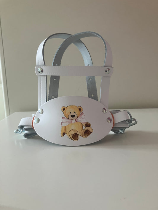 Children's Traditional Genuine Leather Safety Harness Walking Reins Baby Toddler